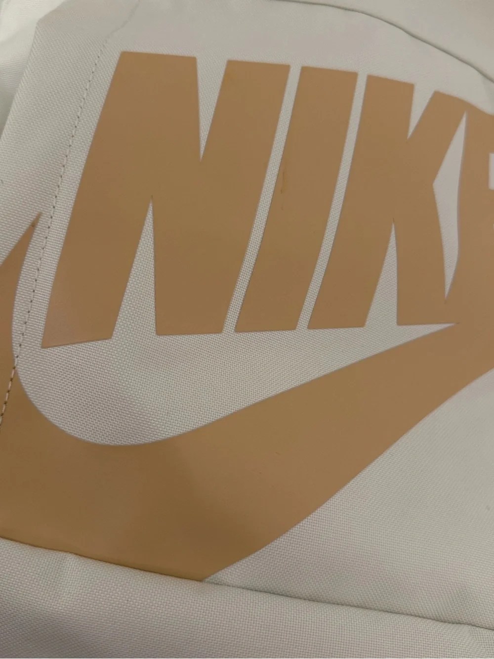 Nike Sage Green 2L Backpack with Gold Logo